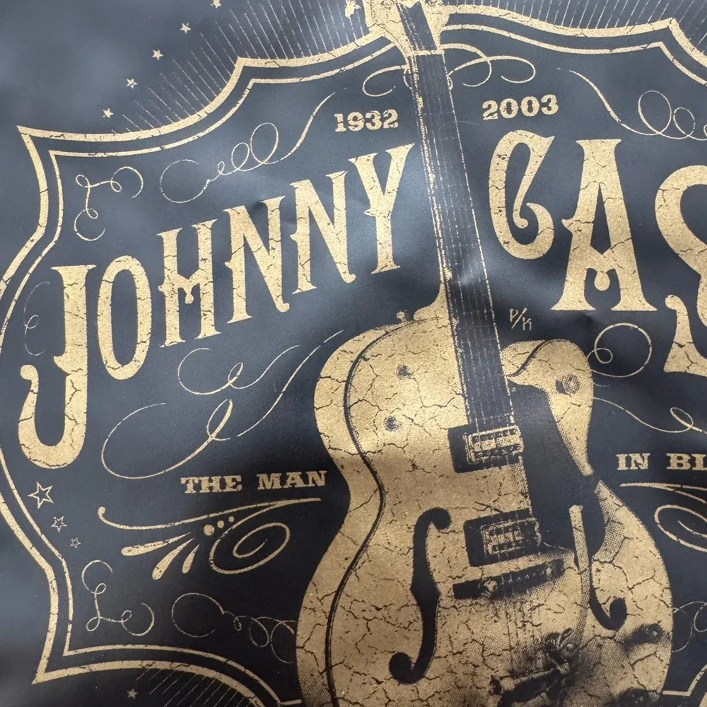 Johnny Cash‎ Baby Bib “The Man In Black” Thread Shop Unisex Boys/Girls Baby